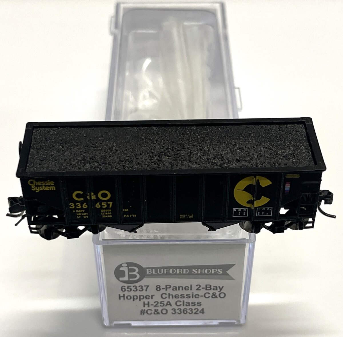 Bluford Shops 65337 N Chesapeake & Ohio 8-Panel 2-Bay Hopper #336657