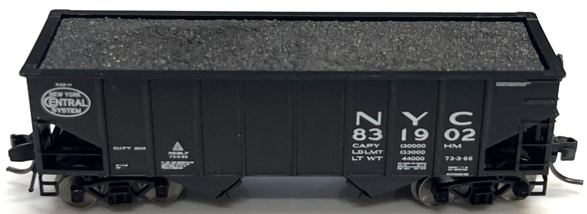 Bluford Shops 65277 N New York Central 8-Panel 2-Bay Hopper #831902