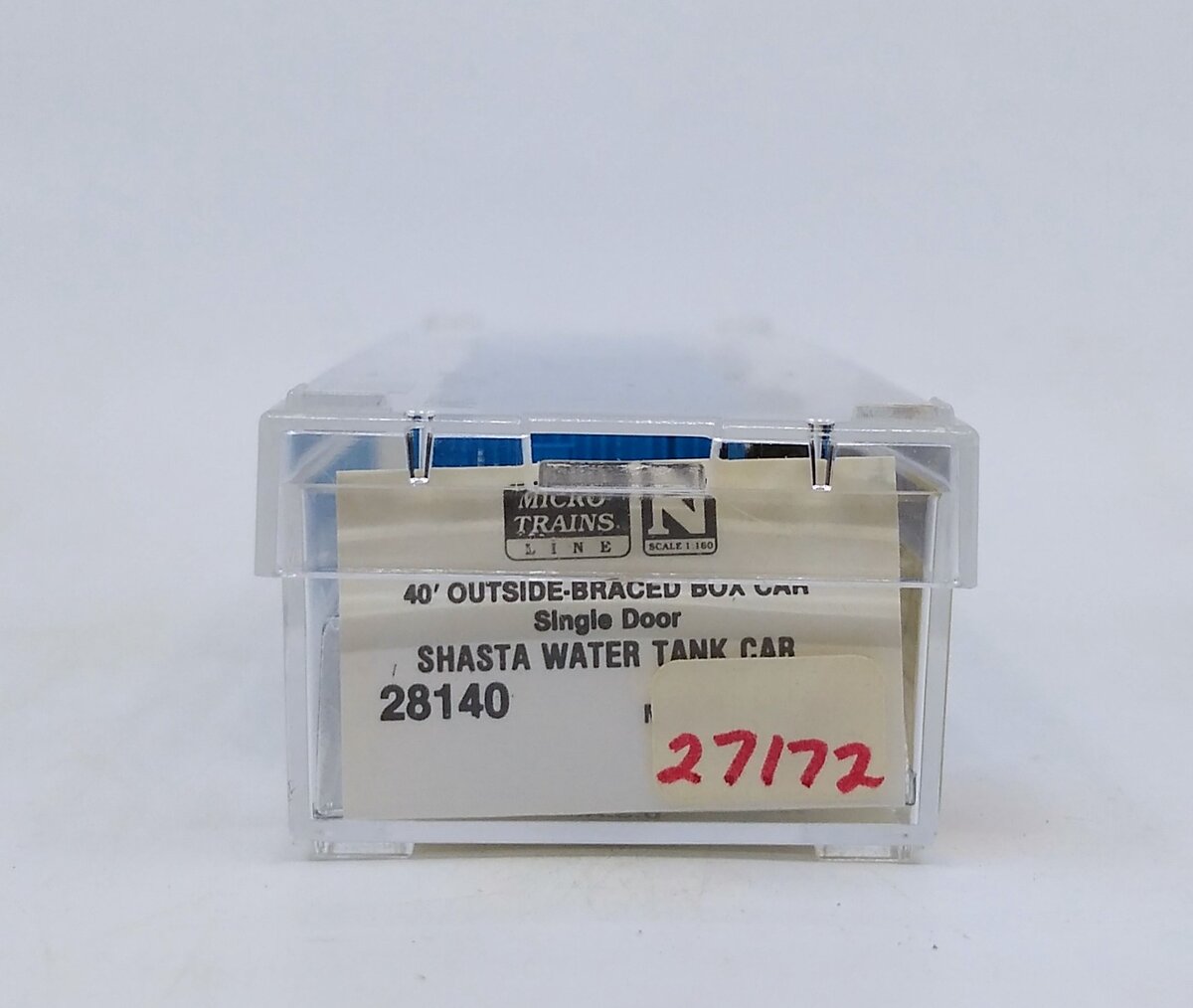 Micro-Trains 02800140 N Shasta Water 40' Outside Braced Boxcar #27172 LN/Box