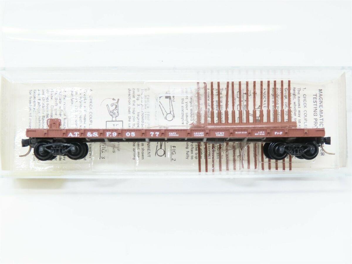 Micro-Trains 04400060 N ATSF 50' Straight Side Flatcar #90822 NIB