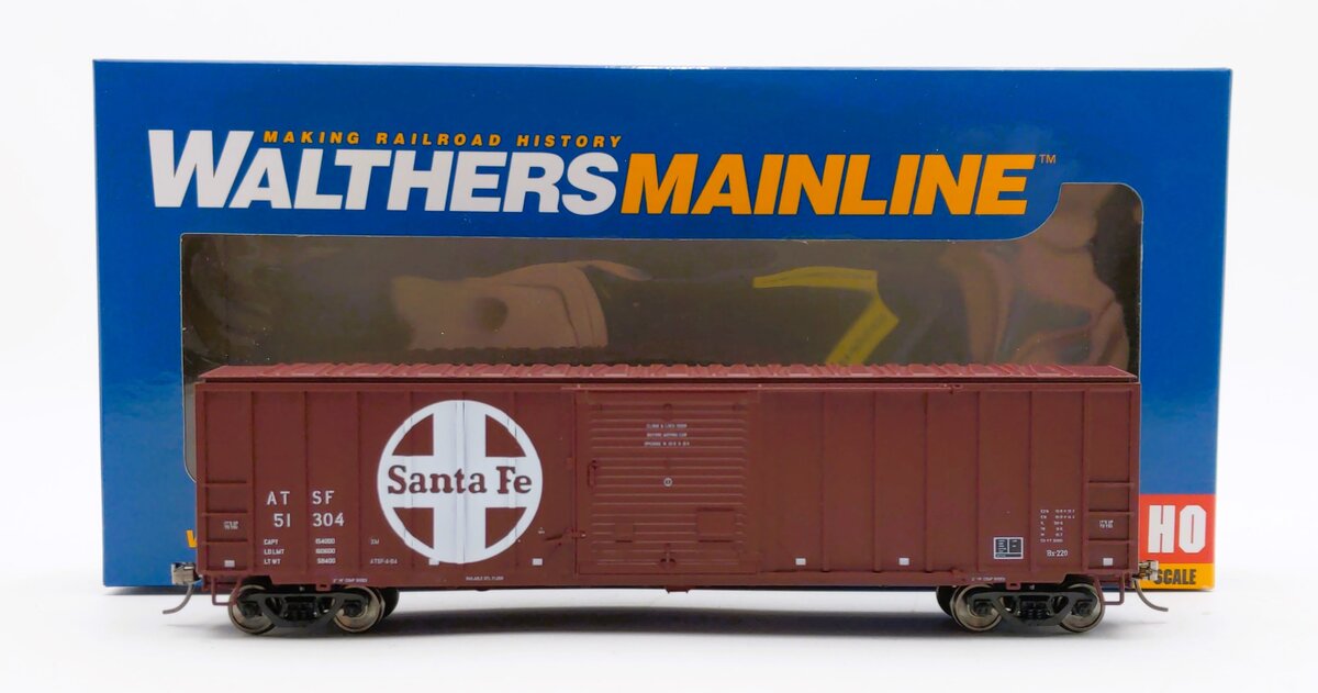 Walthers 910-2102 HO Atchison, Topeka & Santa Fe #51304