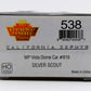 Broadway Limited 538 HO WP Silver Scout California Zephyr Vista Dome #816