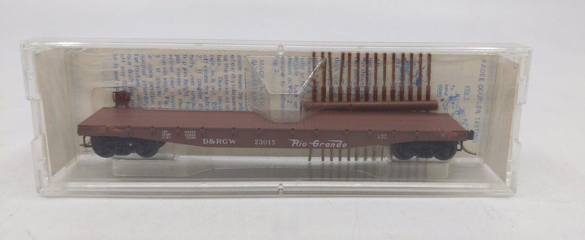 Micro-Trains 04500060 N D&RGW 50' Fishbelly Side Flatcar #23019