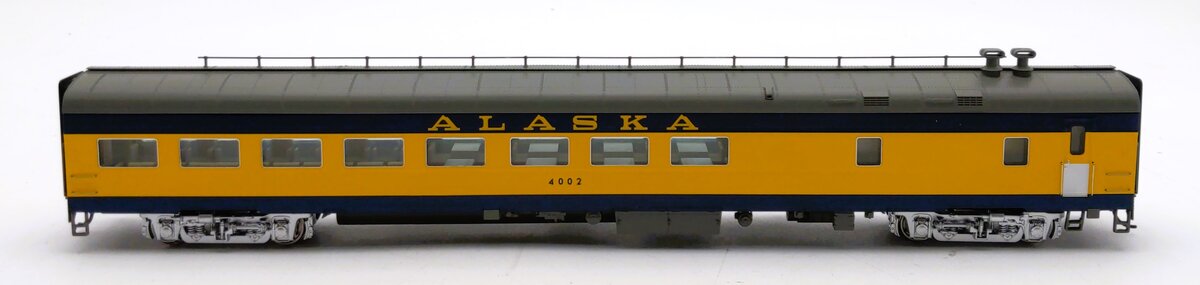 Walthers 920-11700 HO Alaska Railroad 85' ACF Cafe-Lounge Car #4002