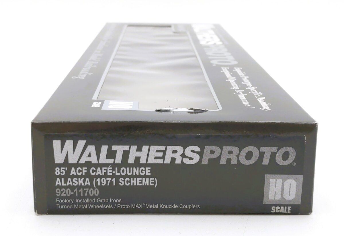 Walthers 920-11700 HO Alaska Railroad 85' ACF Cafe-Lounge Car #4002