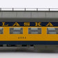 Walthers 920-12700 HO Alaska Railroad 85' ACF Lighted Cafe-Lounge Car #4002
