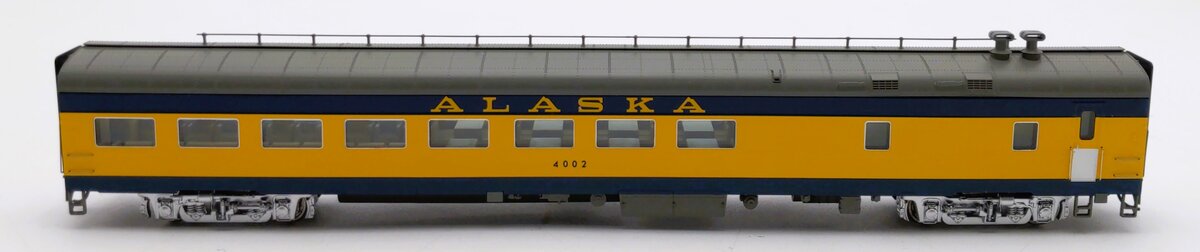 Walthers 920-12700 HO Alaska Railroad 85' ACF Lighted Cafe-Lounge Car #4002