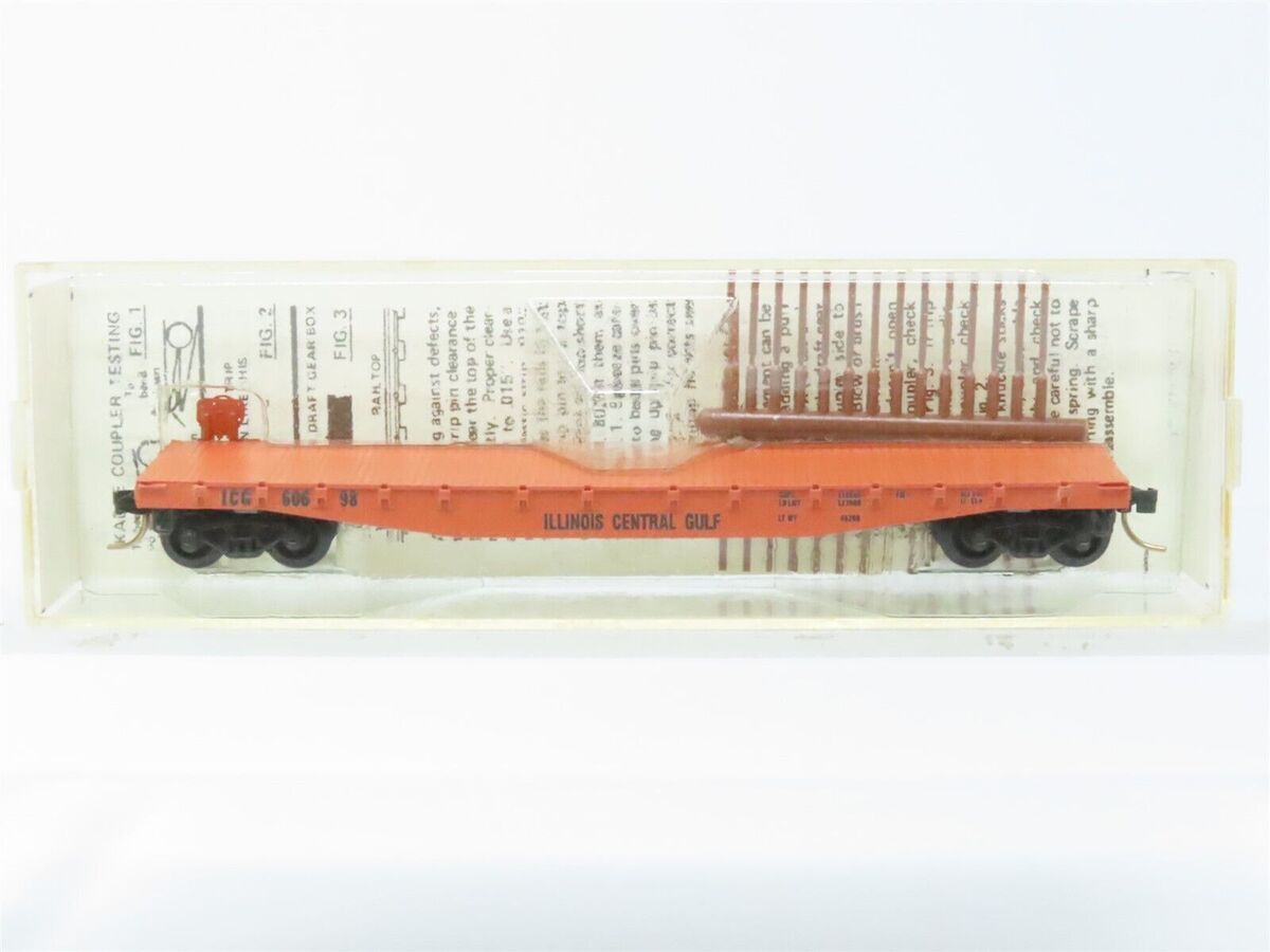 Micro-Trains 04500010 N Illinois Central Gulf 50' Fishbelly Side Flatcar #60698