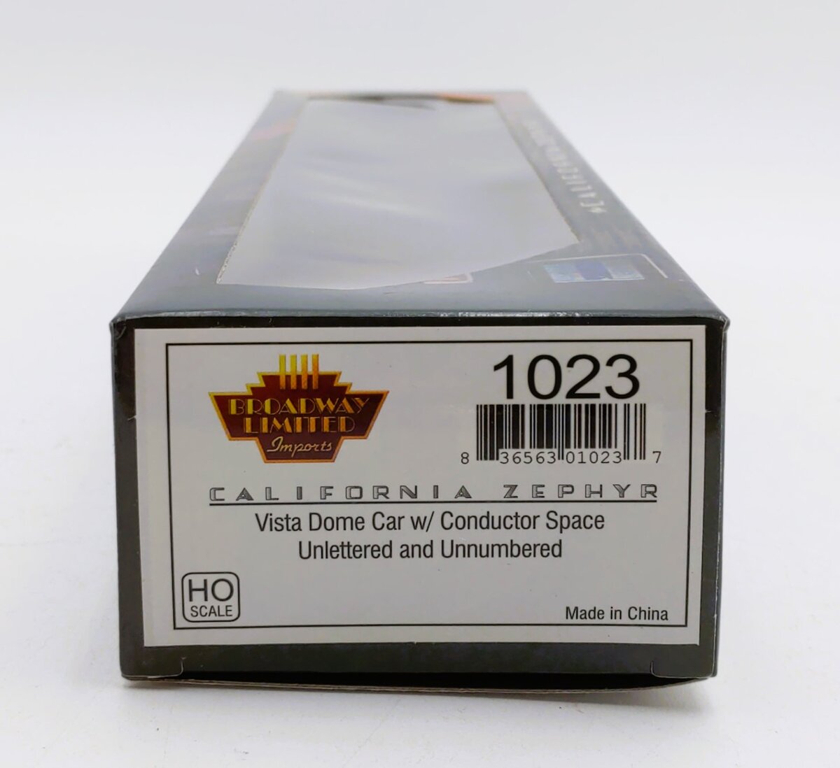 Broadway Limited 1023 HO California Zephyr Vista Dome w/Conductor Space