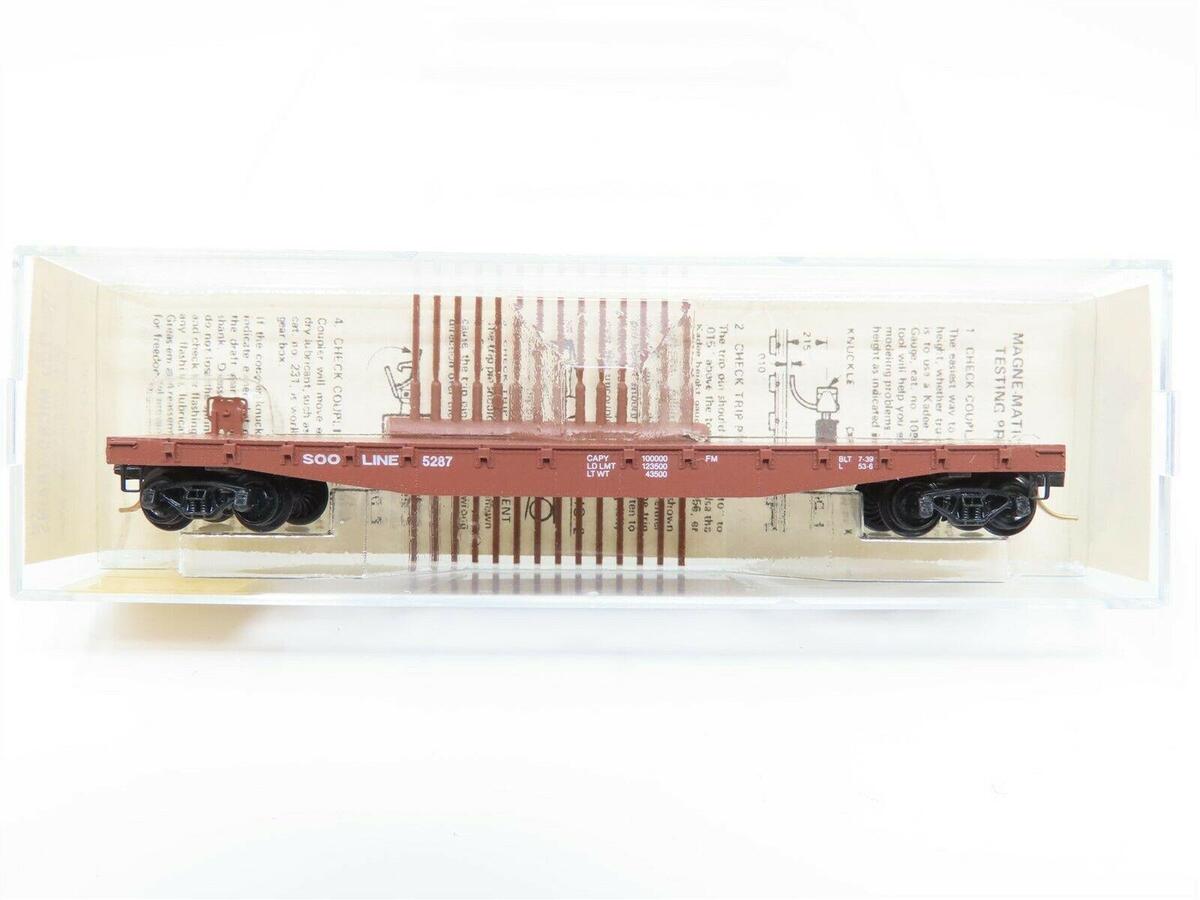 Micro-Trains 04500110 N SOO Line 50' Fishbelly Side Flatcar #5287