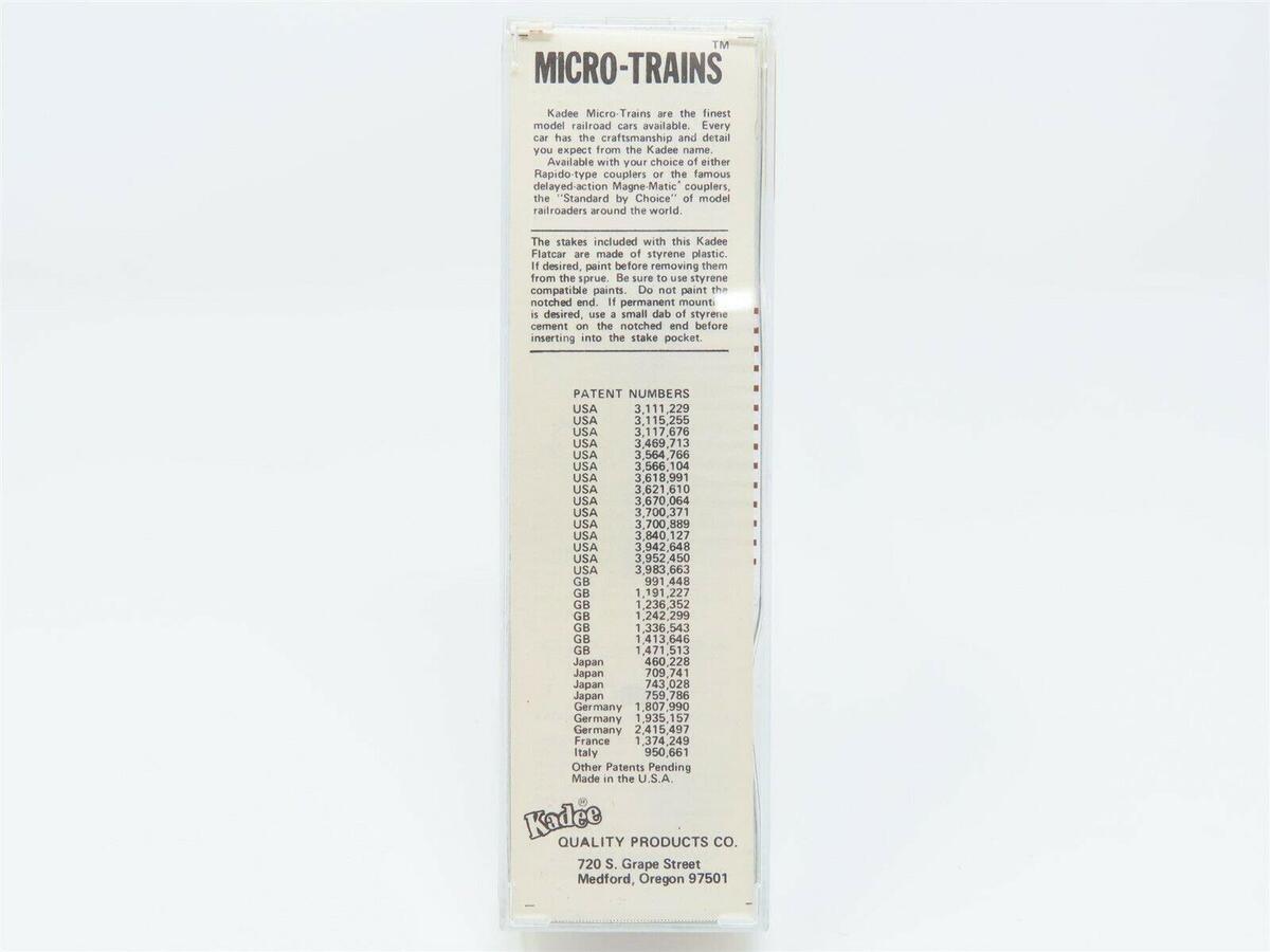 Micro-Trains 04500110 N SOO Line 50' Fishbelly Side Flatcar #5287