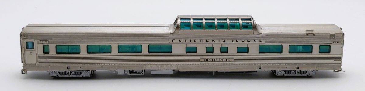 Broadway Limited 1497 HO CB&Q Silver Rifle California Zephyr Vista