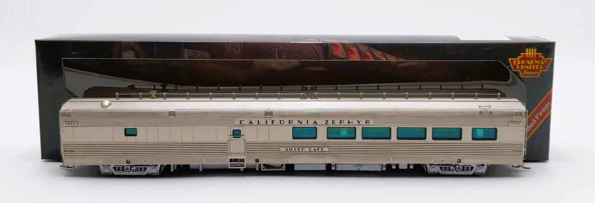 Broadway Limited 1504 HO CB&Q Silver Cafe CA Zephyr 48-Seat Dining