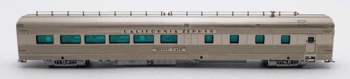 Broadway Limited 1504 HO CB&Q Silver Cafe CA Zephyr 48-Seat Dining