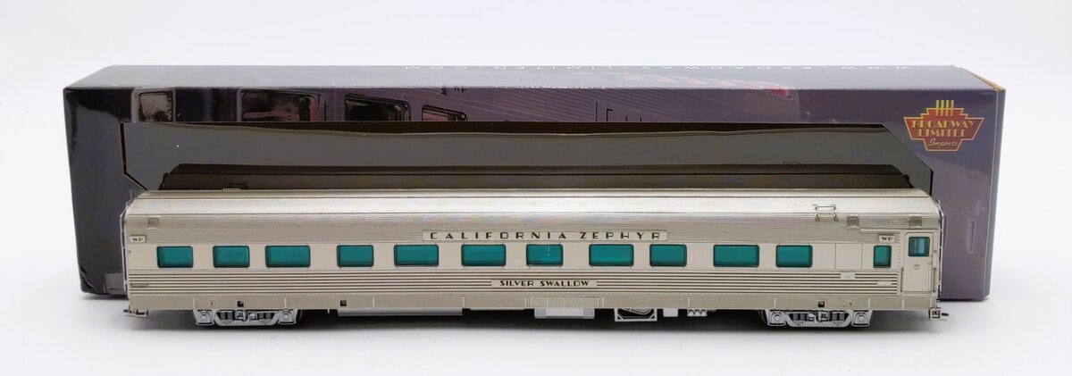 Broadway Limited 1526 HO WP Silver Swallow CA Zephyr 6-Bedroom Sleeper #852