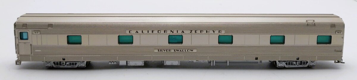Broadway Limited 1526 HO WP Silver Swallow CA Zephyr 6-Bedroom Sleeper #852