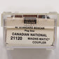 Micro-Trains 02100120 N Canadian National 40' Standard Plug Door Boxcar #290145