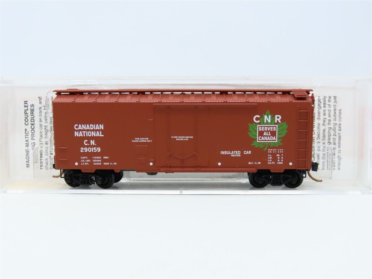 Micro-Trains 02100120 N Canadian National 40' Standard Plug Door Boxcar #290159