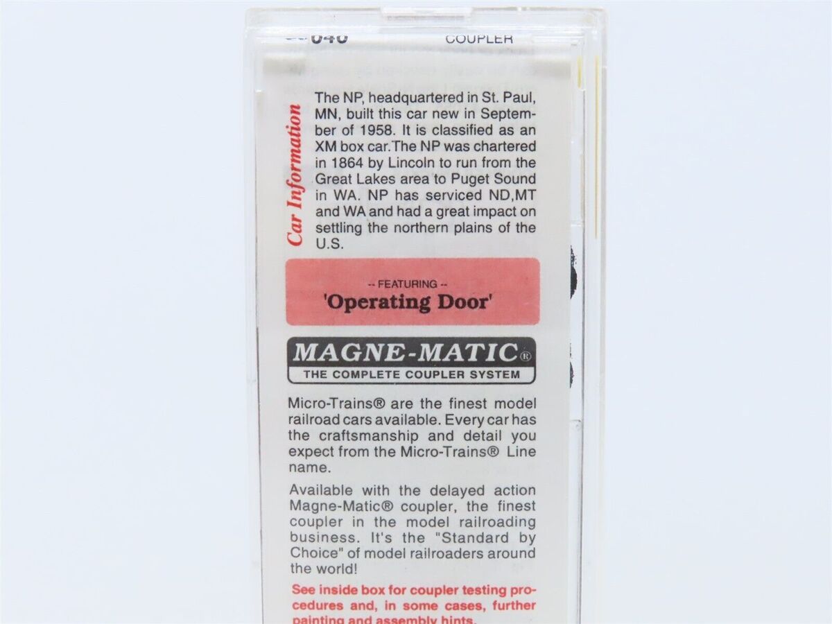 Micro-Trains 02200040 N Northern Pacific 40' Plug & Sliding Door Boxcar #8345