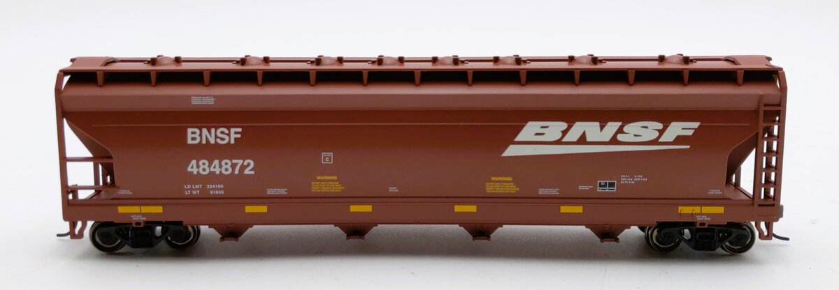 Bachmann 17505 HO BNSF 56' ACF Center-Flow Covered Hopper #484872