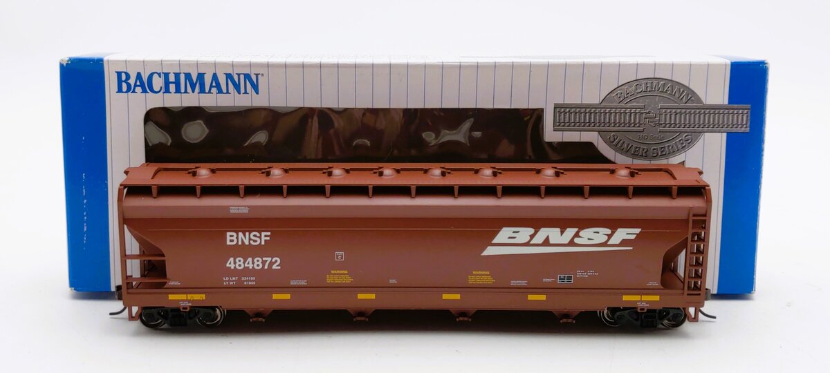 Bachmann 17505 HO BNSF 56' ACF Center-Flow Covered Hopper #484872