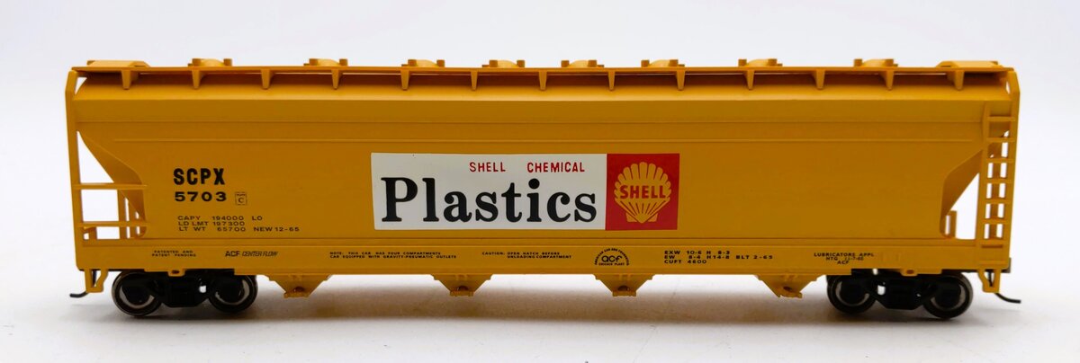 Bachmann 17534 HO Scale Shell 56' ACF Center-Flow Hopper Car #5703