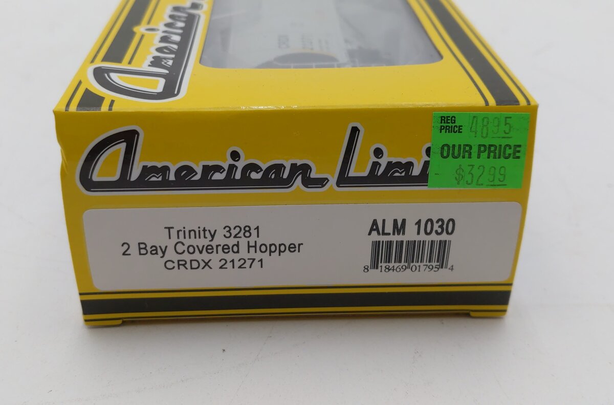 American Limited Models 1030 HO CRDX 3281cf 2-Bay Covered Hopper #21271