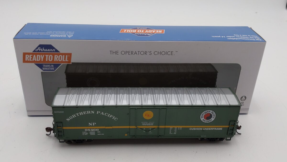 Athearn 76140 HO Northern Pacific 50' Youngstown Plug Door Boxcar #98466