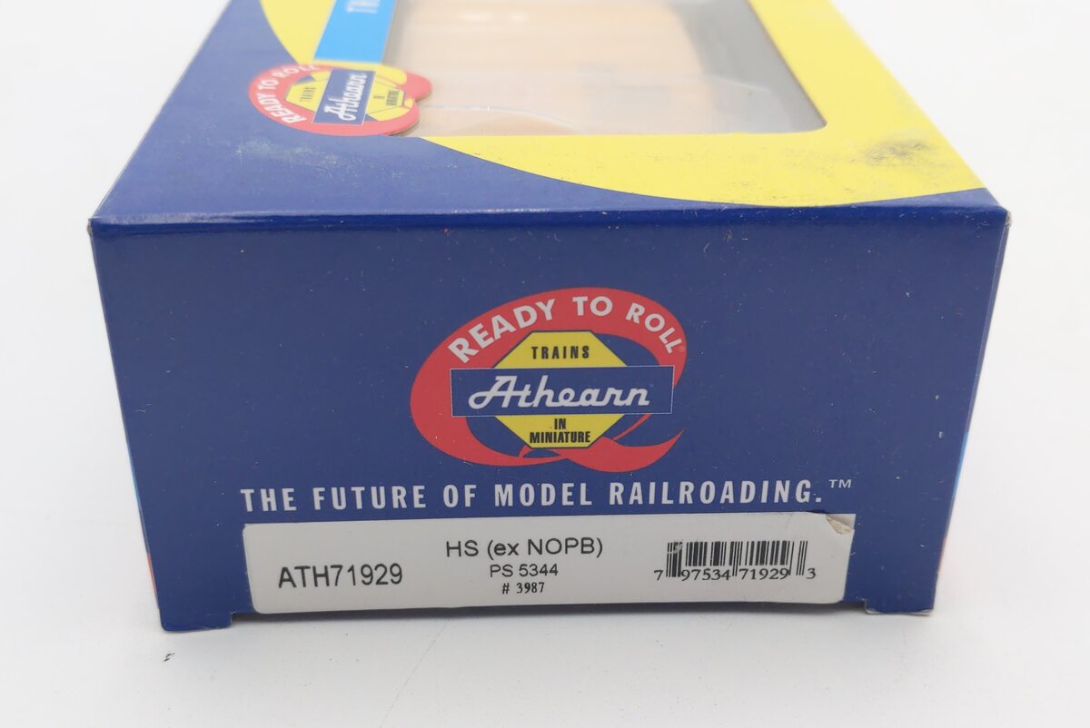 Athearn 71929 HO RTR PS 5344 H&S/Ex NOPB Box Car #3987