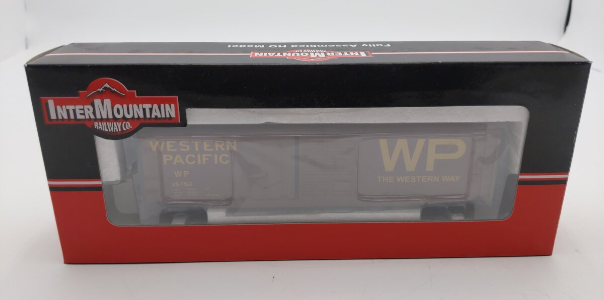 InterMountain 45614-06 HO Western Pacific 50' Double Door Box Car #35750