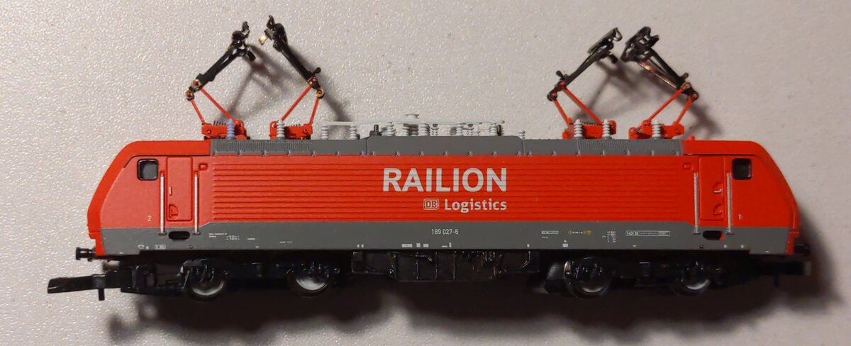 Marklin 88193 Z Siemens EuroSprinter Class 189 Electric Locomotive w/Pantographs