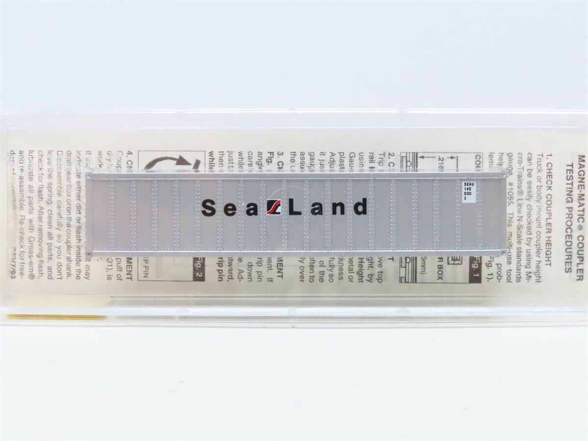 Micro-Trains 08100020 N Scale Sealand 40'' Container #1400353 NIB