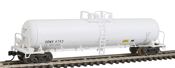 Atlas 50000196 N Scale Dow Chemical DOWX Tank Car #4743