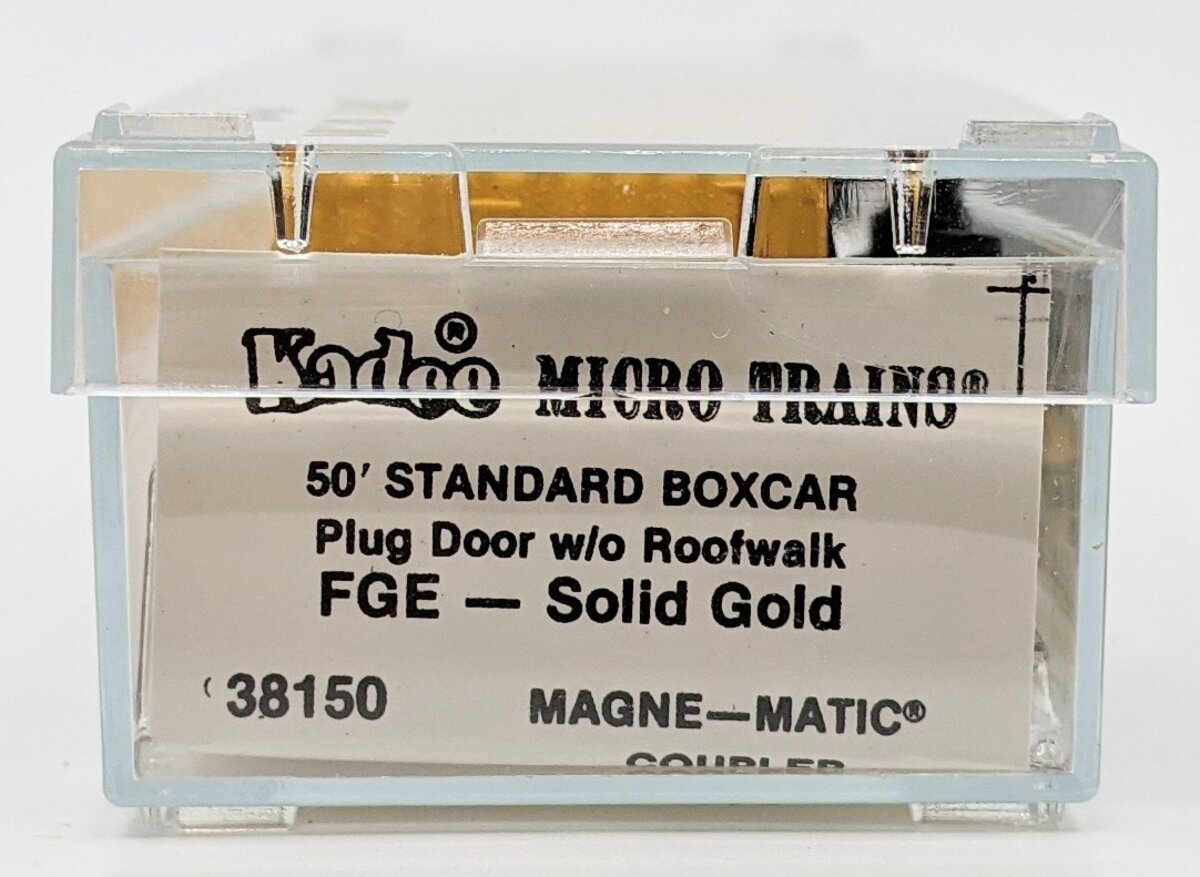 Micro-Trains 03800150 FGEX Solid Gold 50' Standard Plug Door Boxcar #191200