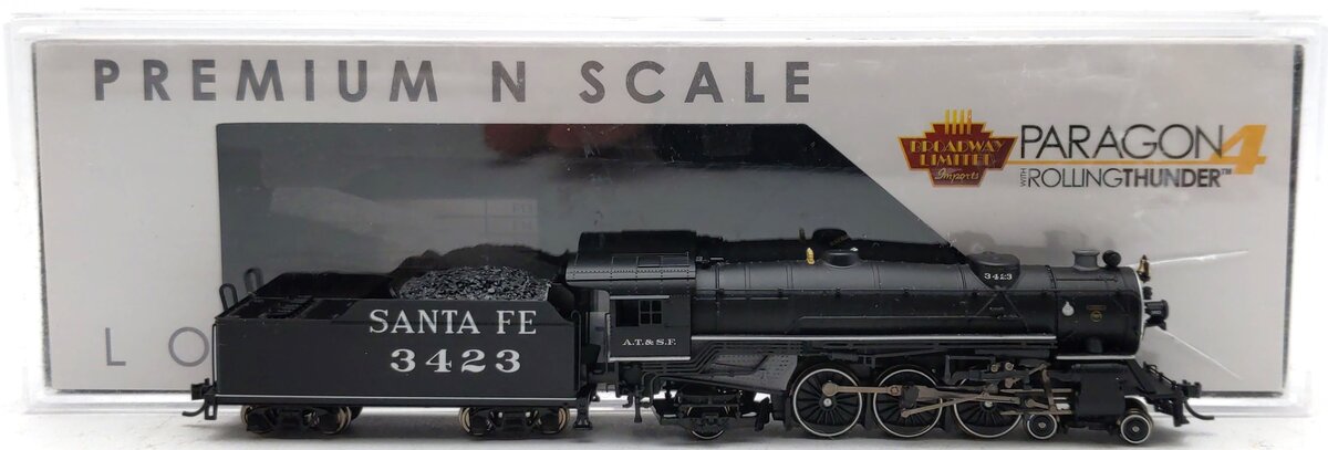 Broadway Limited 6920 N ATSF Heavy 4-6-2 Steam Locomotive Sound/DC/DCC #3423