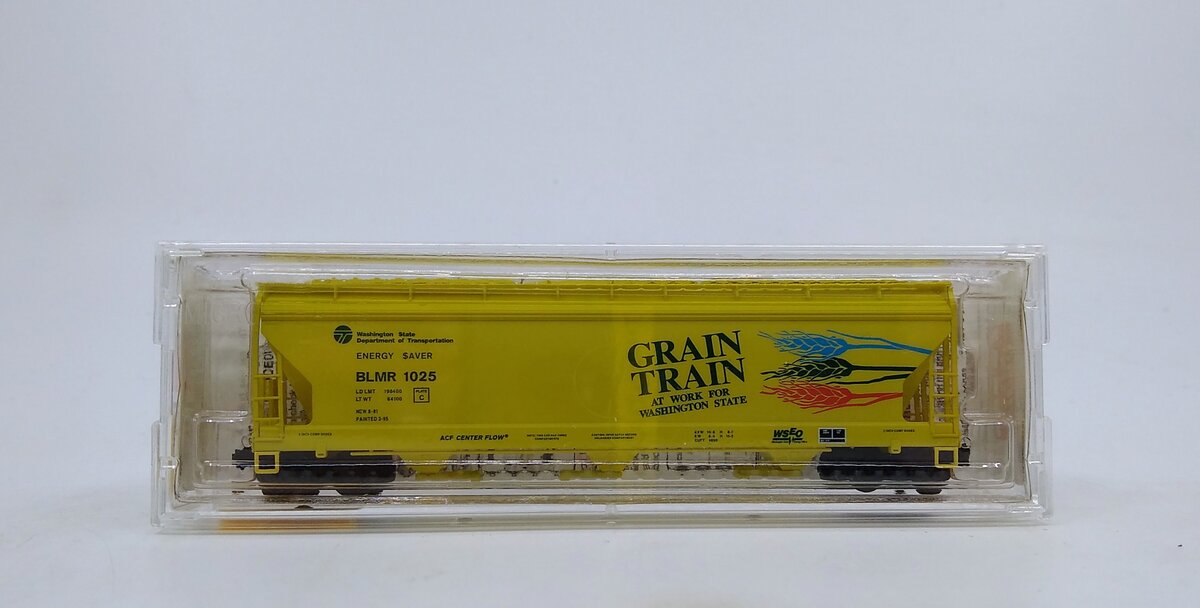 Micro-Trains 09400070 N Grain Train 3-Bay ACF Covered Hopper #1025 LN/Box