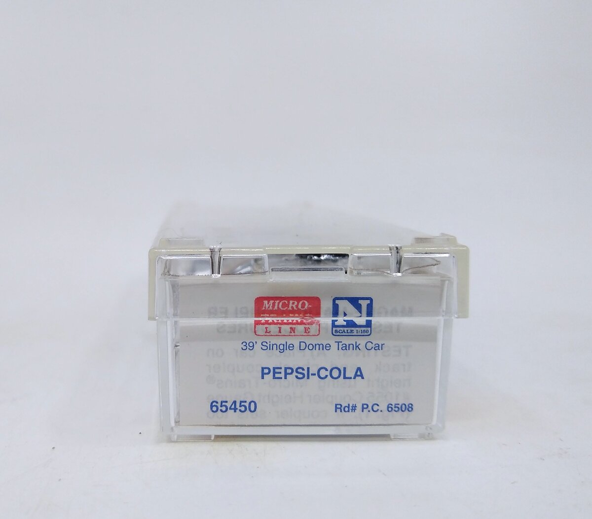 Micro-Trains 06500450 N Pepsi-Cola 30' Single Dome Tank Car #6508
