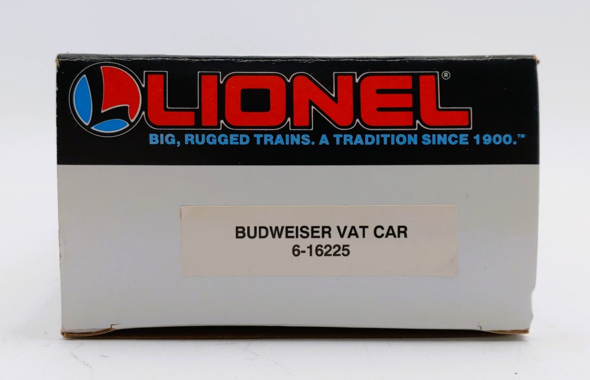 Lionel 6-16225 O Gauge Budweiser Vat Car #16225 LN/Box