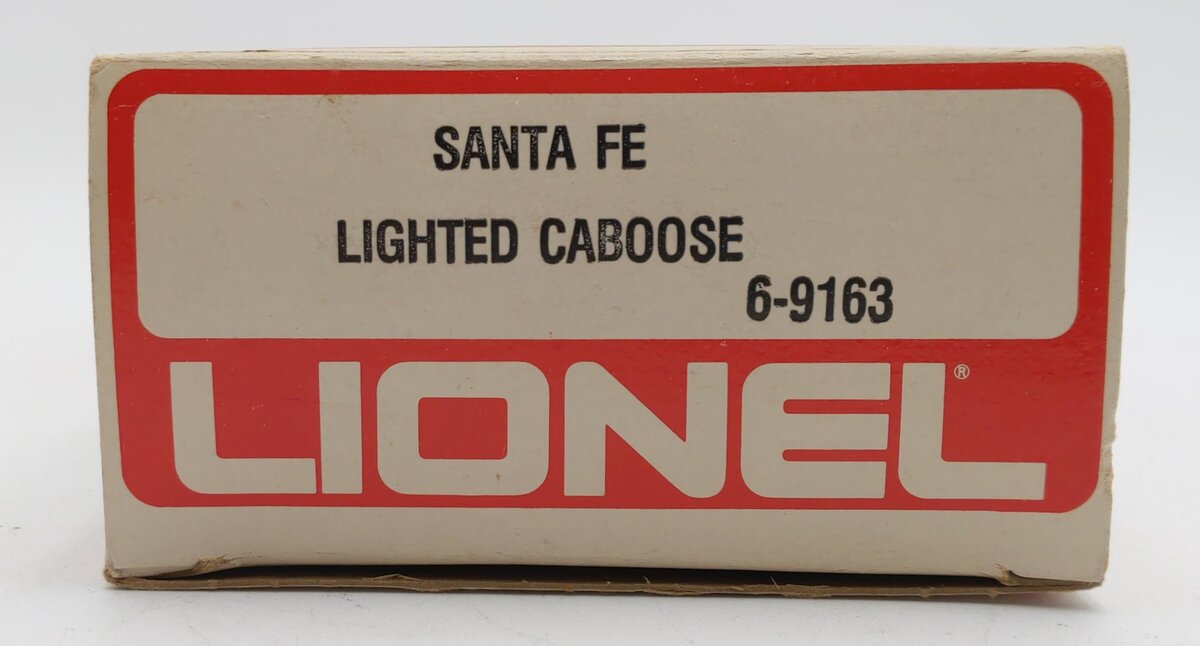 Lionel 6-9163 O Gauge AT&SF N5C Lighted Porthole Caboose LN/Box
