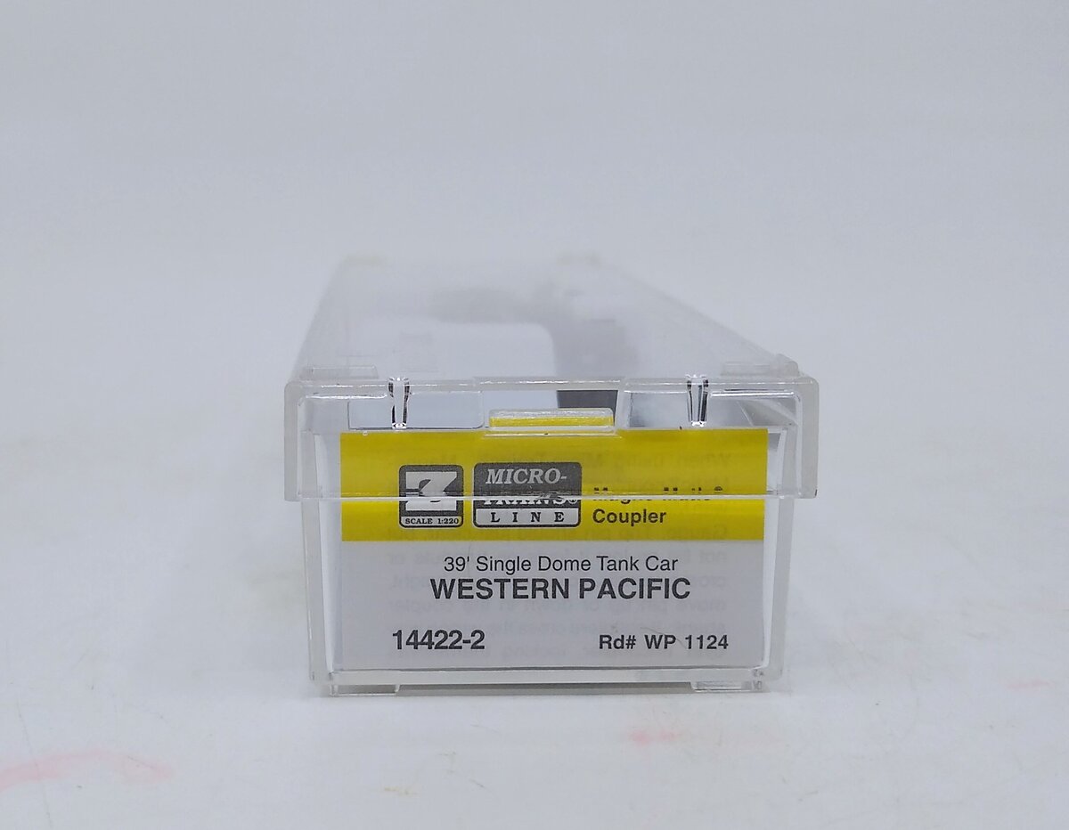 Micro-Trains 14422-2 Z Western Pacific 39' Single Dome Tank Car #1124 LN/Box
