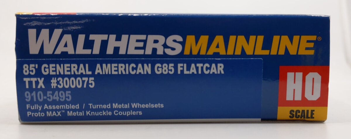 Walthers 910-5495 HO Scale TTX G85 Flatcar #300075