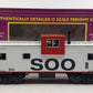 MTH 20-91563 O Gauge SOO Line Extended Vision Caboose #50