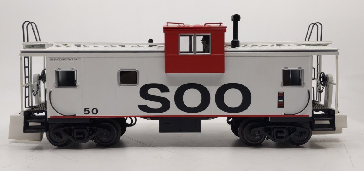 MTH 20-91563 O Gauge SOO Line Extended Vision Caboose #50