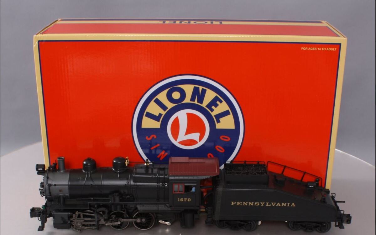 Lionel 6-82184 O Pennsylvania RR LEGACY B6sb 0-6-0 Steam Locomotive #1670