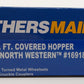 Walthers 910-7103 HO CNW 37' 2980 Cu. Ft. Covered Hopper #169183