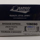 Rapido Trains 106090 HO Union Pacific 73' 6" Smooth Side Baggage-Express #5626 EX/Box
