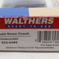 Walthers 932-6480 HO Undecorated 85' Budd Dome Coach LN/Box