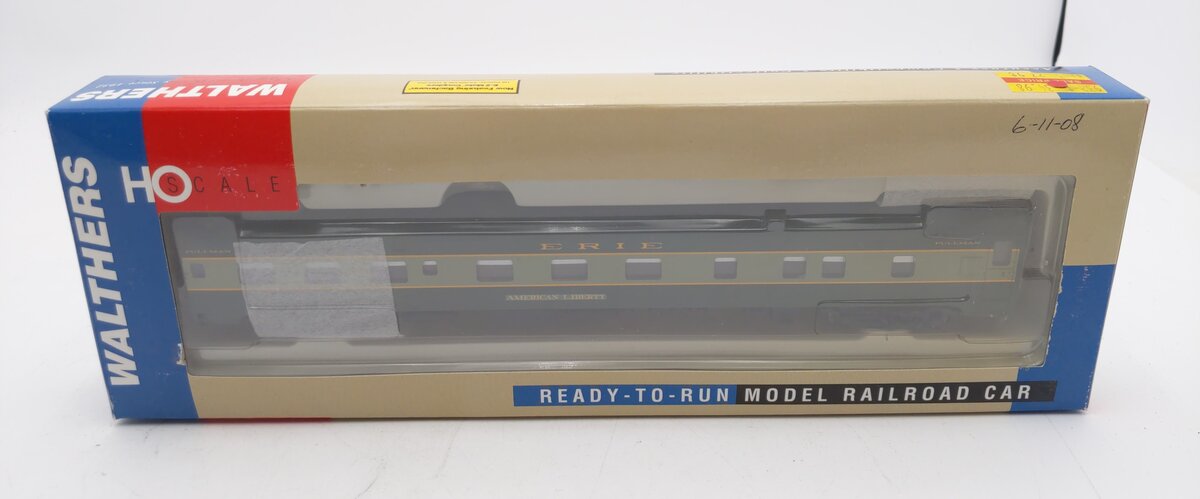Walthers 932-16722 HO Scale Erie Pullman Standard 6-6-4 Sleeper Passenger Car LN/Box