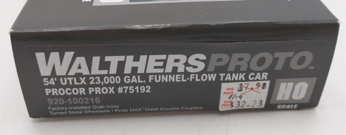 Walthers 920-100216 HO Procor 54' Ft 23K Tank Car #75192 LN/Box
