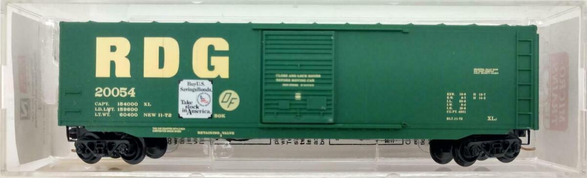 Micro-Trains 07700020 N Scale Reading 50' Standard Single Door Boxcar #20054 LN/Box